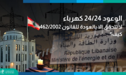 الوعود 24/24 كهرباء لا تتحقق الا بالعودة للـ”قانون 462/2002″، كيف؟