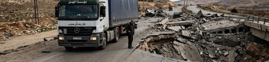 واقع الطرقات في جنوب لبنان قطاع النقل