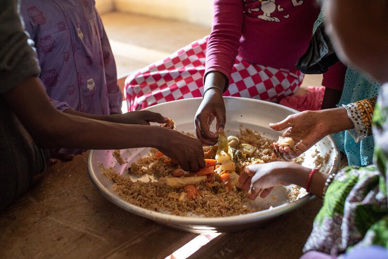 Senegal. Food safety training at Ogo 2 primary school near Matam أزمة