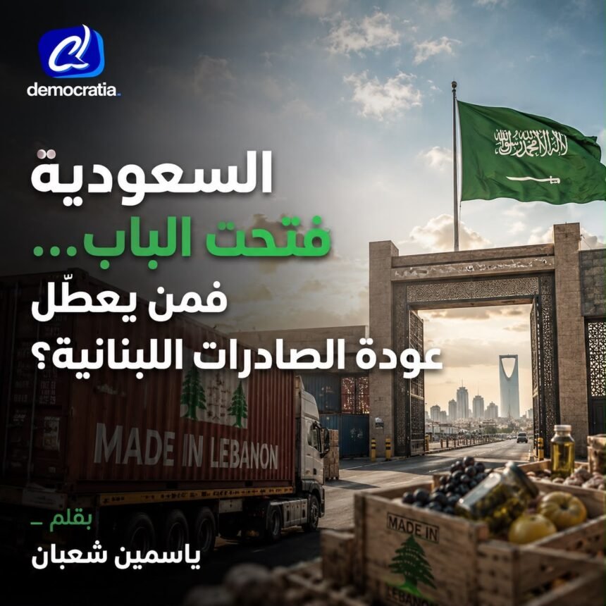 129bb06d-b8b3-4fbe-aac3-e28c17c9d8df-1.jpeg السعودية فتحت الباب… فمن يعطّل عودة الصادرات اللبنانية؟