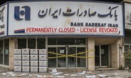 بنك صادرات إيران مقفلا صادرات إيران